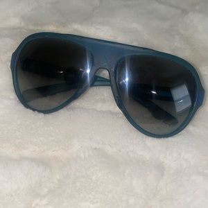 Teal rubber, dolce and cabana sunglasses